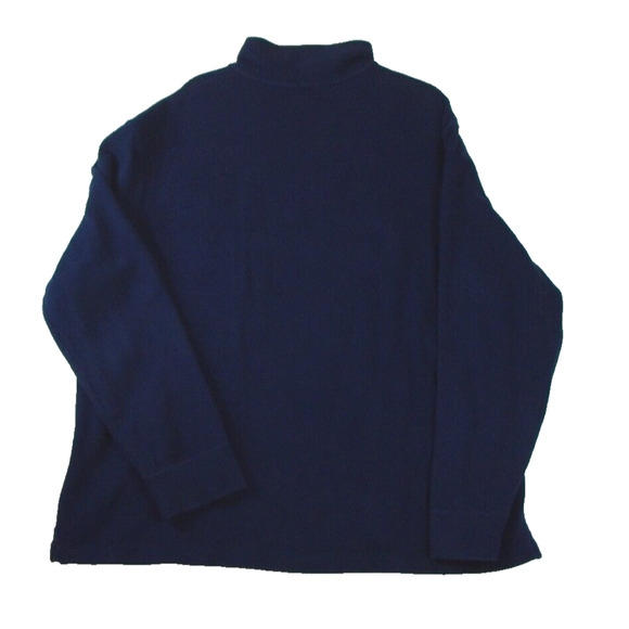 Polo Ralph Lauren Sweater Mens XXL Blue Quarter Zip Classiccore Preppy Pony - Picture 2 of 6